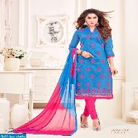 barfi by RR Wholesale chanderi Dress material